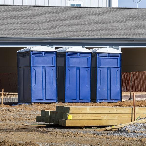 work site portable restrooms services our porta potties on construction sites once a week, but can also provide additional servicing if needed